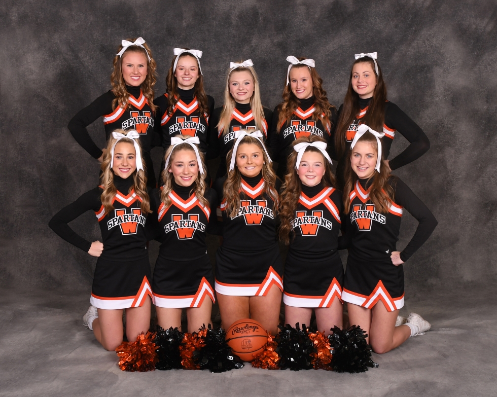 Varsity Winter Cheerleading Team